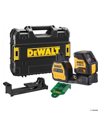 DeWALT DCE088D1G18 kruislijnlaser zelfnivellerende groen 18V 2,0Ah + TSTAK