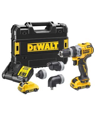 DeWALT DCD703L2T accu schroefboormachine 12V 3,0Ah + TSTAK en vier boorkoppen