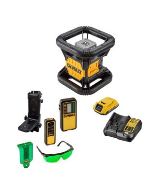 DeWALT DCE079D1G roterende laser groen 18V 2,0Ah + accessoires