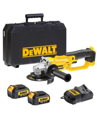 DeWALT DCG412L2 accu haakse slijper 125 mm 18V 3,0Ah + koffer