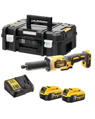 DeWALT DCG426P2 accu stiftslijper 18V 5,0Ah + TSTAK