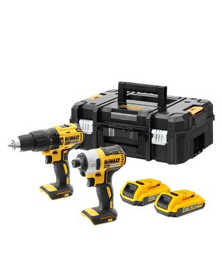 DeWALT DCK2060D2T accu combiset 18V 2,0Ah Li-Ion + TSTAK koffer