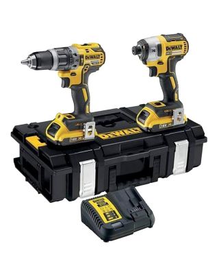 DeWALT DCK266D2 accuklopboormachine + slagschroevendraaier - 2x 18V 2,0Ah + DS150 koffer