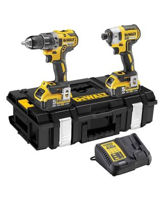 DeWalt DCK266P2 comboset accu schroefmachine DCD796 en slagschroevendraaier DCF887 combiset met 5.0Ah 