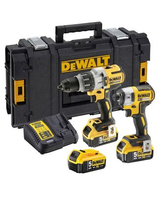 DeWALT DCK276P3 combiset 2-delig - 3x 18V 5,0Ah + DS150