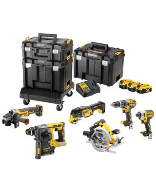 DeWALT DCK685P3T combiset 6-delig - 3x 18V 5,0Ah + TSTAK