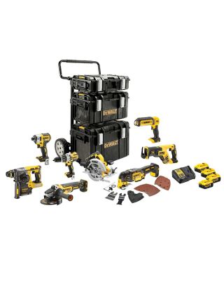 DeWALT DCK853P4 combiset 8-delig - 4x 18V 5,0Ah + ToughSystem