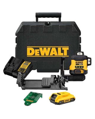 DeWALT DCLE34031D1 kruislijnlaser 360° groen 18V 2,0Ah + koffer