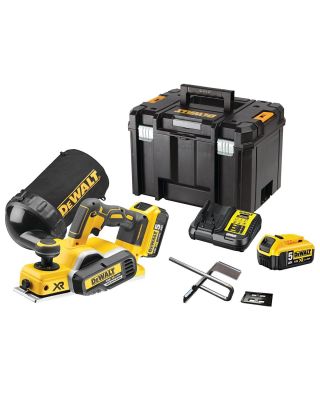 DeWALT DCP580P2 accu schaafmachine 82 mm 18V 5,0Ah + TSTAK koffer