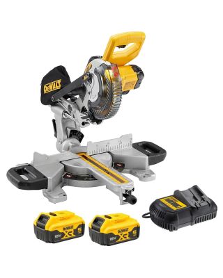 DeWALT DCS365P2 accu afkortzaag 184 mm 18V 5,0Ah