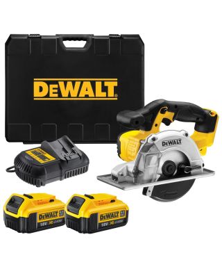 DeWALT DCS373M2 accu cirkelzaag voor metaal 140 mm 18V 4,0Ah + koffer