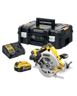 DeWALT DCS570P2 accu cirkelzaag 184 mm 18V 5,0Ah + TSTAK