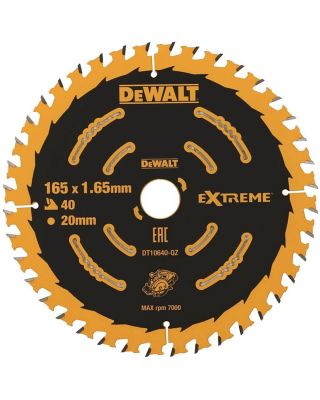 DeWALT DT10640 Cirkelzaagblad 40T 165 mm