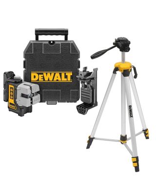 DeWALT DW089KTRI kruislijnlaser rood 6,0V + statief en koffer