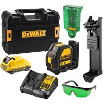 DeWALT DCE088D1G kruislijnlaser groen 10,8V 2,0Ah + koffer