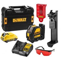 DeWALT DCE088D1R kruislijnlaser rood 10,8V 2,0Ah + koffer