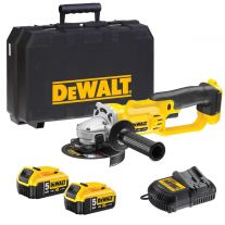 DeWALT DCG412P2 accu haakse slijper 125 mm 18V 5,0Ah + TSTAK