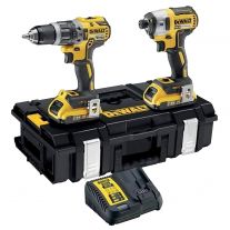 DeWALT DCK266D2 accuklopboormachine + slagschroevendraaier - 2x 18V 2,0Ah + DS150 koffer