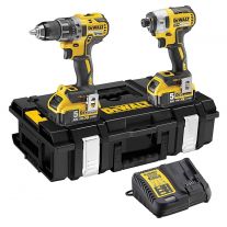 DeWalt DCK266P2 comboset accu schroefmachine DCD796 en slagschroevendraaier DCF887 combiset met 5.0Ah 