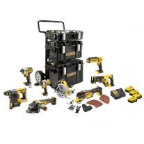 DeWALT DCK853P4 combiset 8-delig - 4x 18V 5,0Ah + ToughSystem