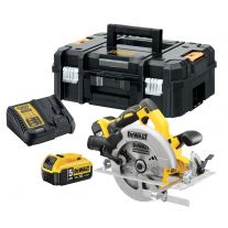 DeWALT DCS570P2 accu cirkelzaag 184 mm 18V 5,0Ah + TSTAK koffer