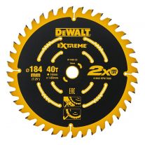 DeWALT DT1668 extreme cirkelzaagblad 184 x 16 mm 40T