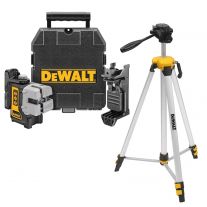 DeWALT DW089KTRI kruislijnlaser rood 6,0V + statief en koffer