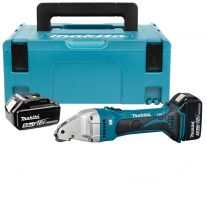 Makita DJS161RTJ accu plaatschaar 18V 5,0Ah + Mbox koffer