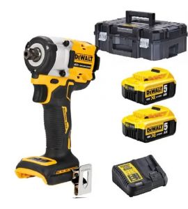 DeWalt DCF922P2T 18v accu slagmoersleutel met 1/2" met ratel en 2 x 5.0 Ah accu's