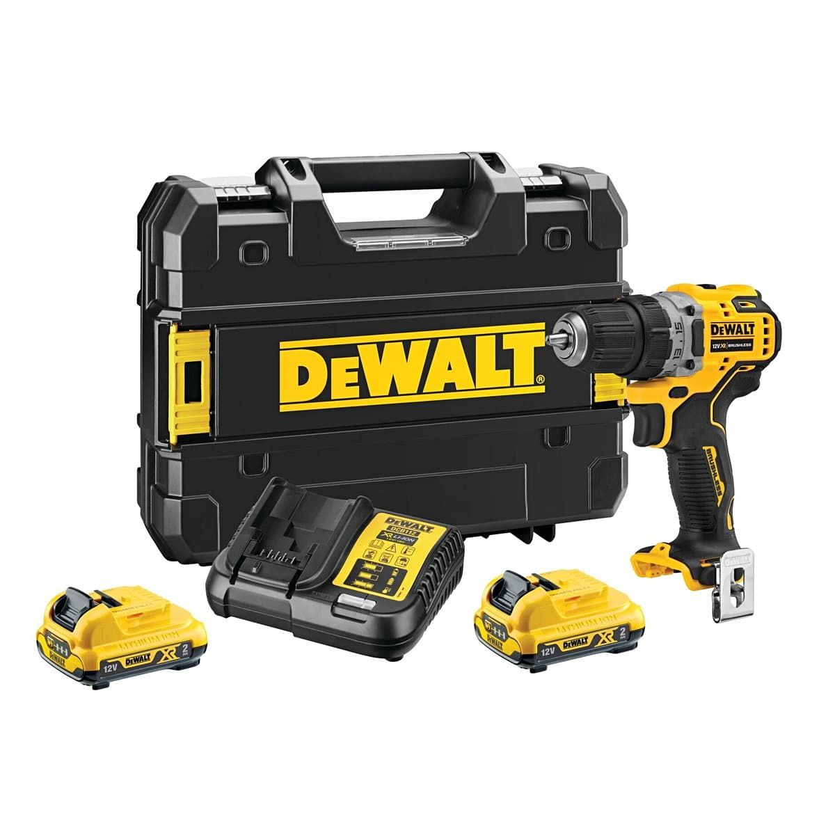 DeWALT DCD701D2 accu schroefboormachine 12V 2,0Ah + TSTAK