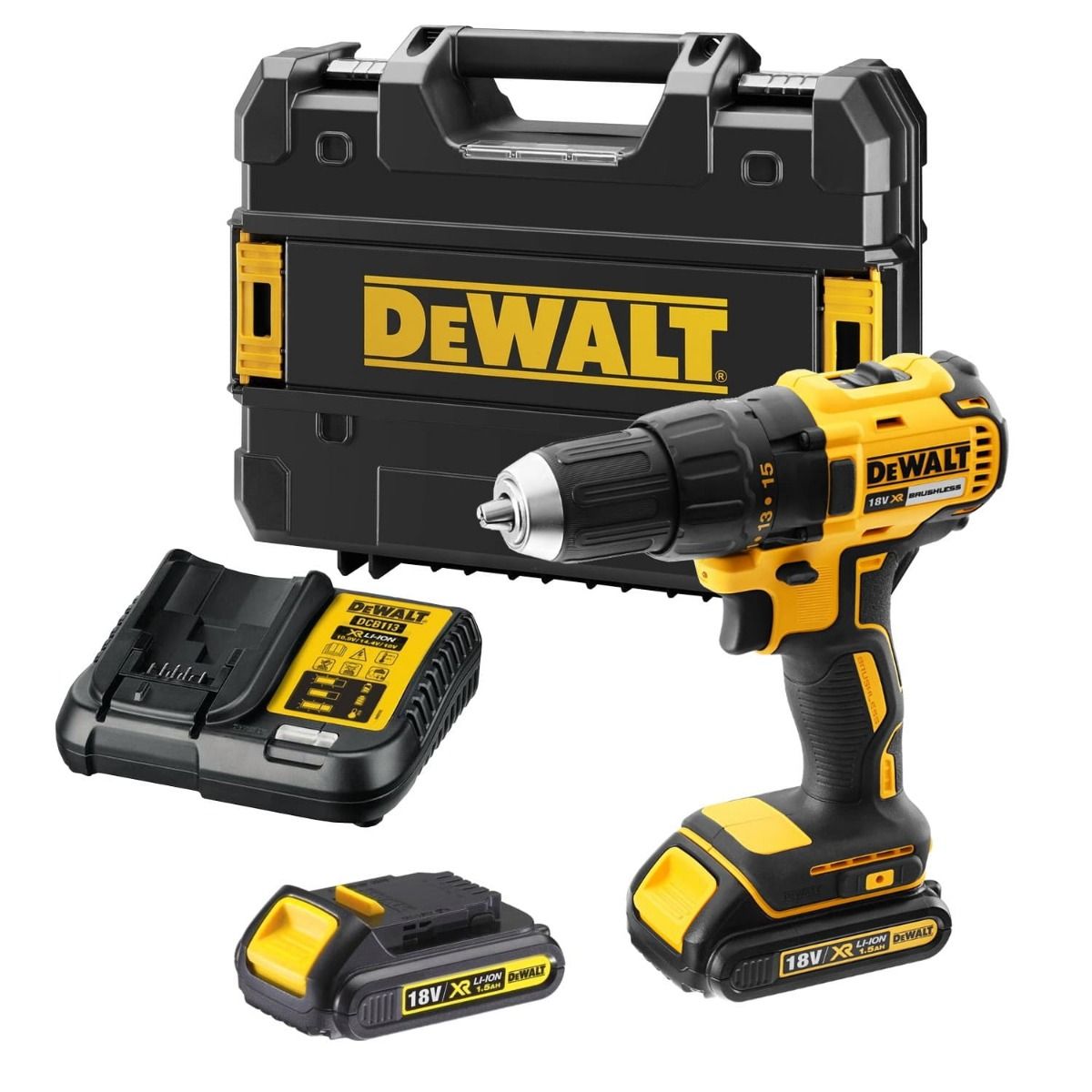 DeWALT DCD777S2T accu schroefboormachine 18V 1,5Ah + TSTAK