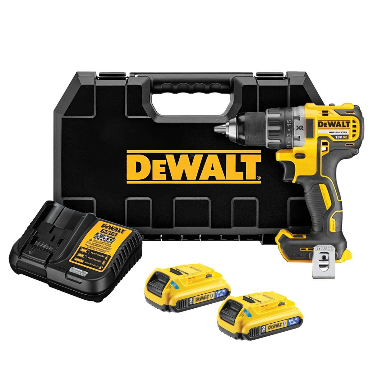 DeWALT DCD791D2B accu schroefboormachine 18V 2,0Ah Bluetooth + koffer