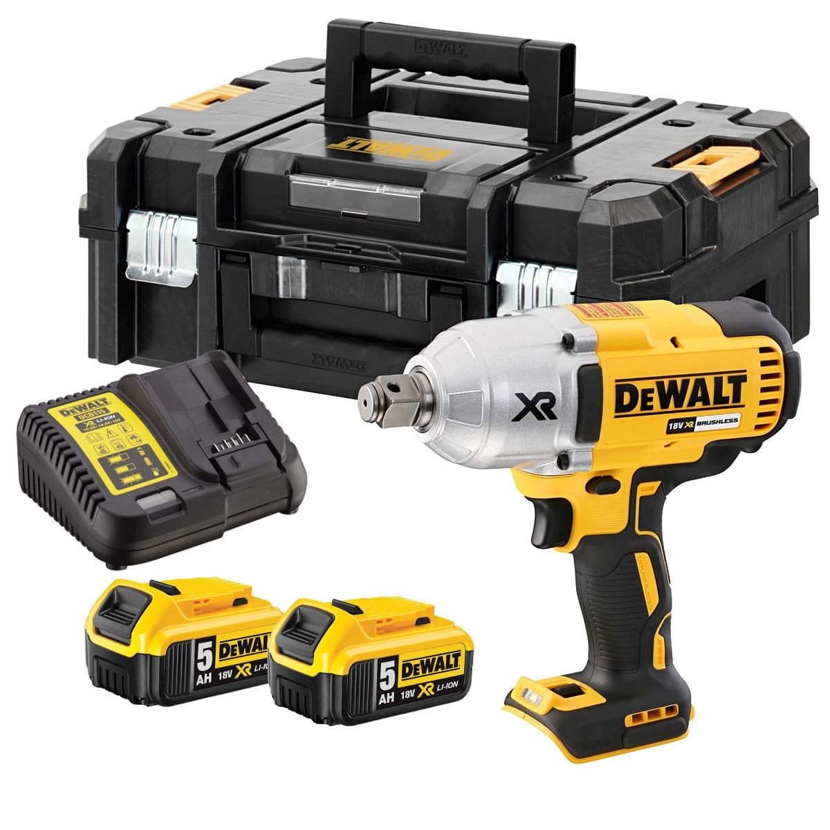 DeWALT DCF897P2 accu slagschroevendraaier 18V 5,0Ah + TSTAK