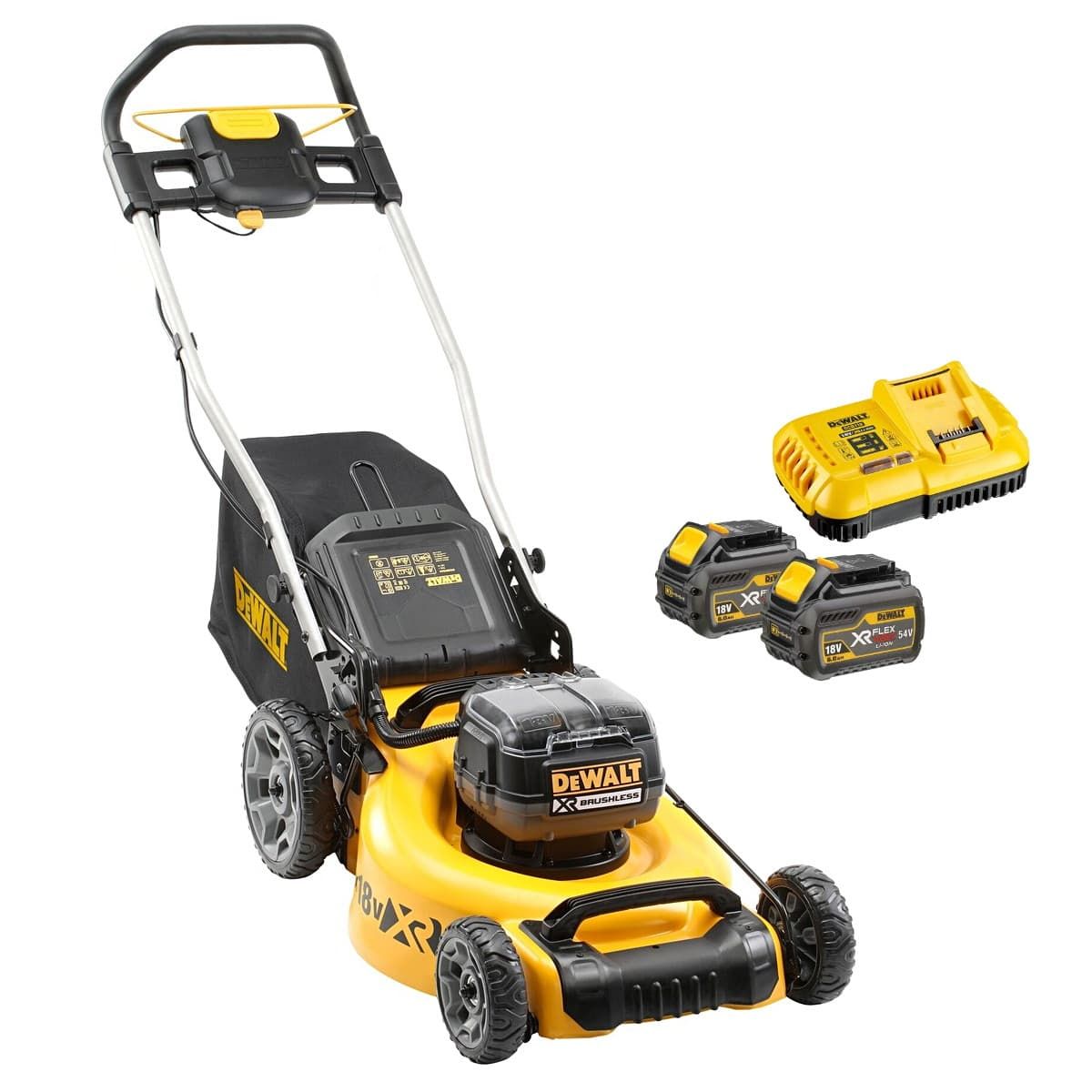 DeWALT DCMW564X2 accu grasmaaier 54V 6,0Ah