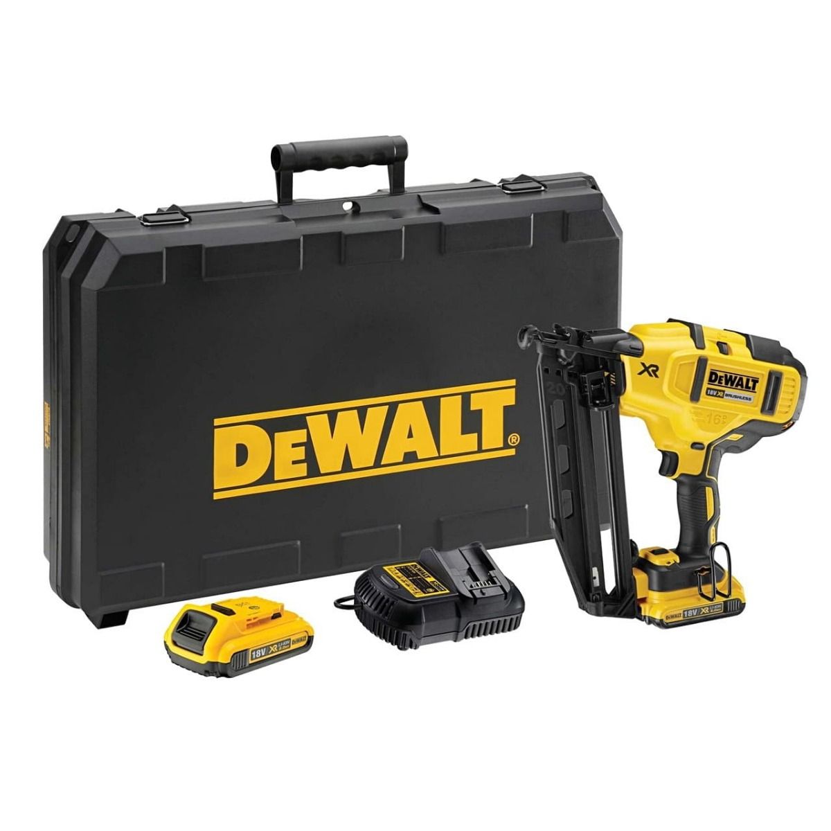 DeWALT DCN660D2 accu afwerktacker 18V 2,0Ah + koffer