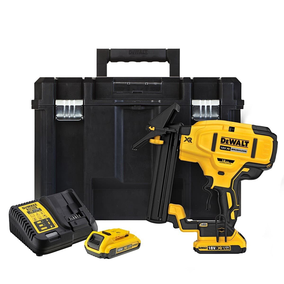 DeWALT DCN682D2 accu vloernietmachine 18V 2,0Ah + TSTAK