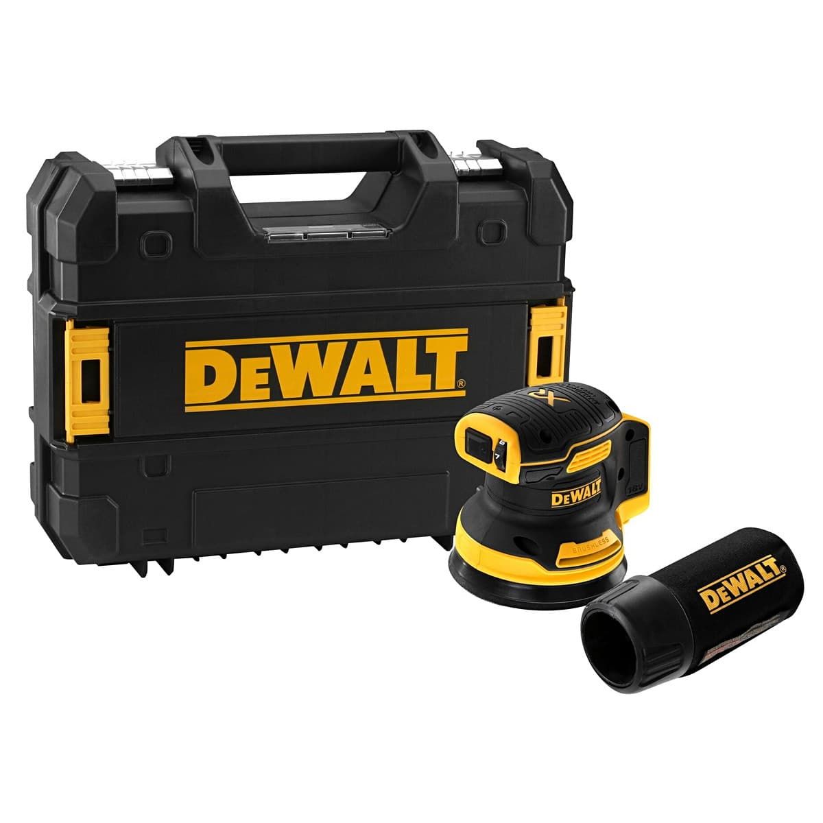 DeWALT DCW210NT accu excentrische schuurmachine 125 mm body 18V/54V + TSTAK