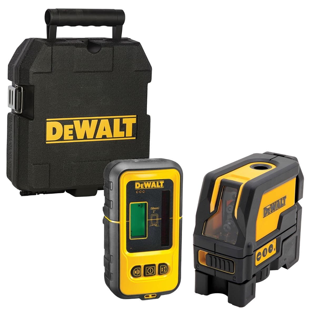 DeWALT DW0822KD kruislijnlaser rood 4,5 + detector en koffer