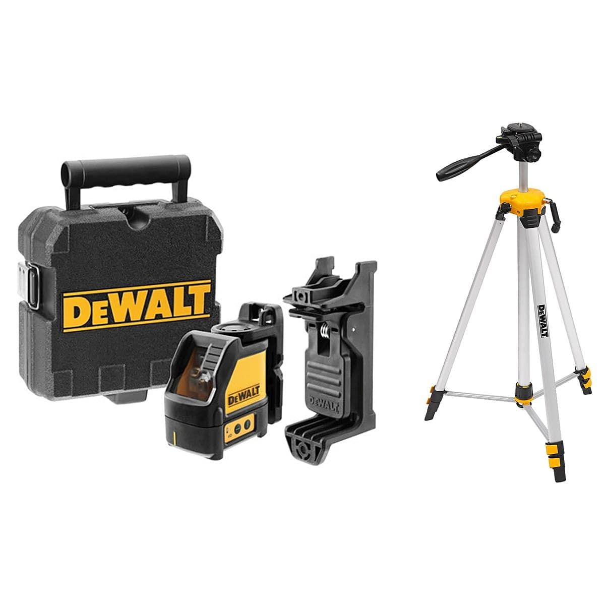 DeWALT DW088CG kruislijnlaser groen 4,5V + statief en koffer