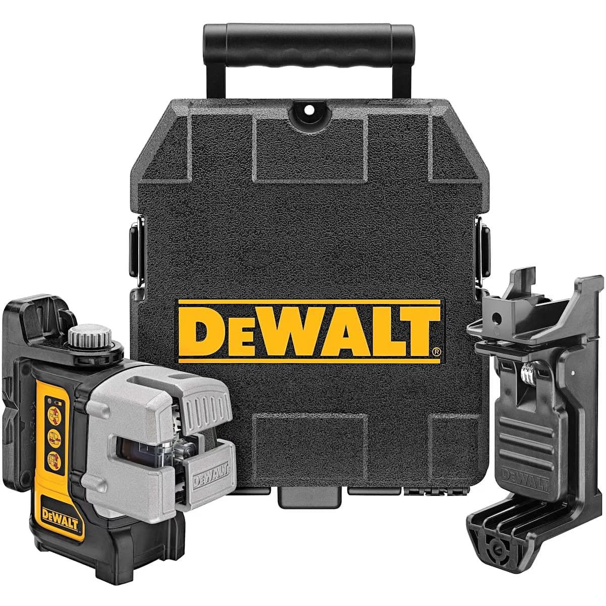 DeWALT DW089K kruislijnlaser rood 6,0V + koffer