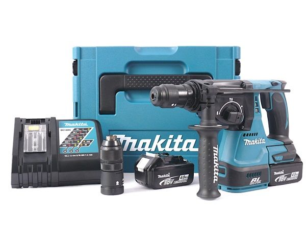 Makita DHR243RMJ accu combihamer 18V 4,0Ah + koffer