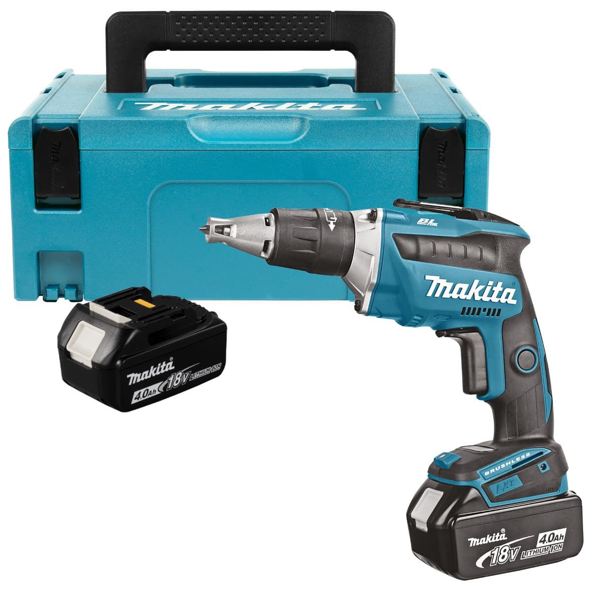 Makita DFS452RMJ accu gipsschroefmachine 18V 4,0Ah + Mbox