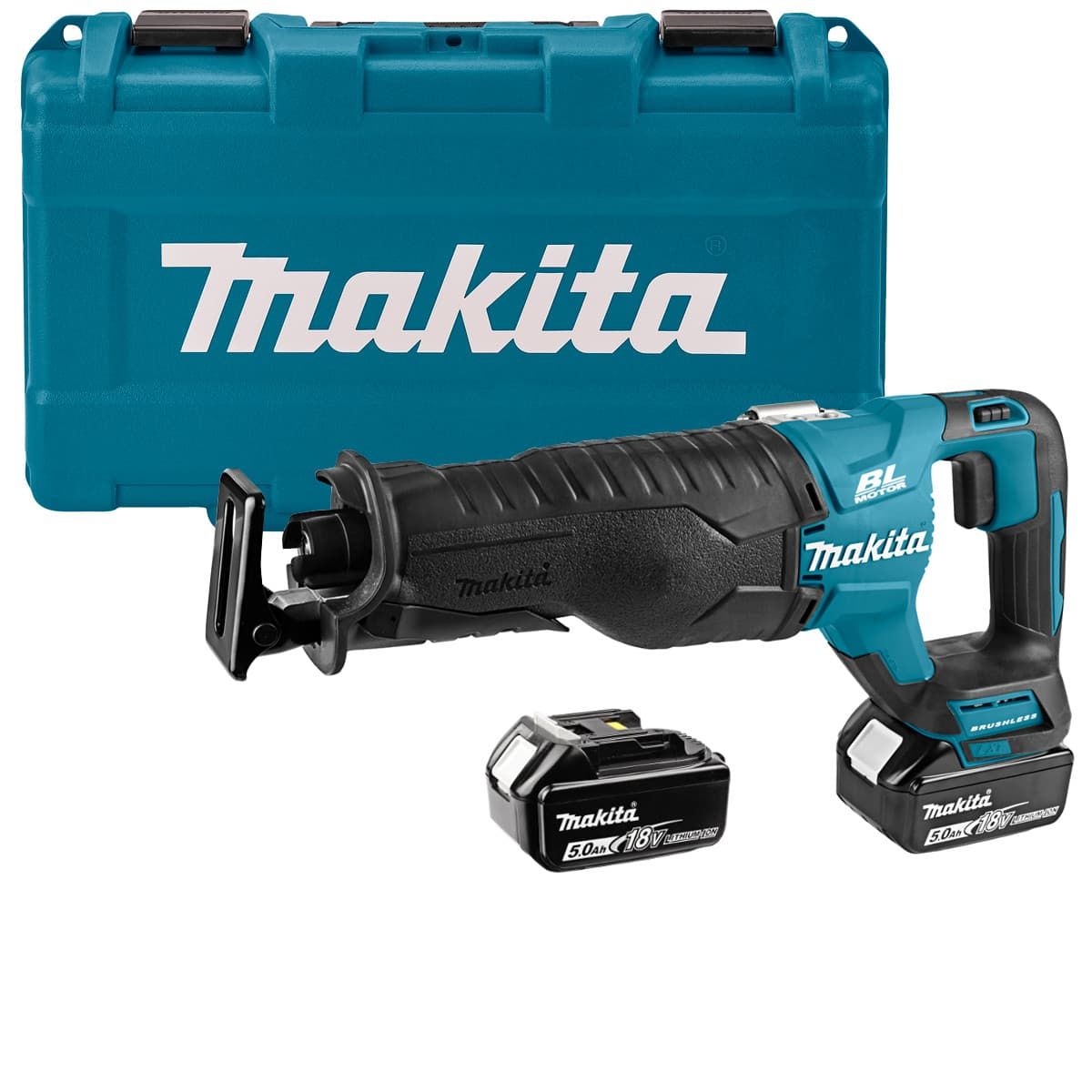 Makita DJR187RTE accu reciprozaag 18V 5,0Ah + koffer