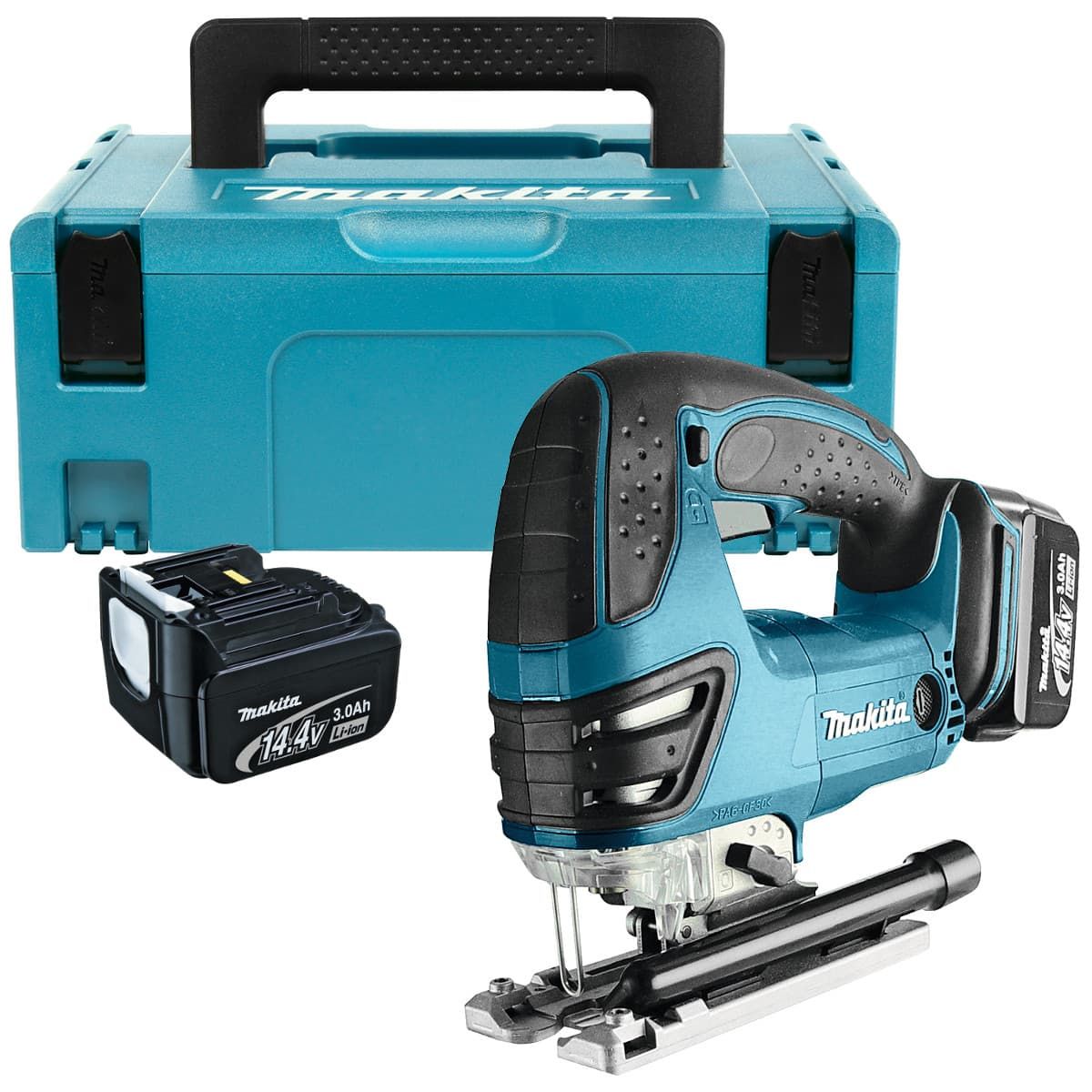 Makita DJV140RFJ accu decoupeerzaag 14,4V 3,0Ah + Mbox