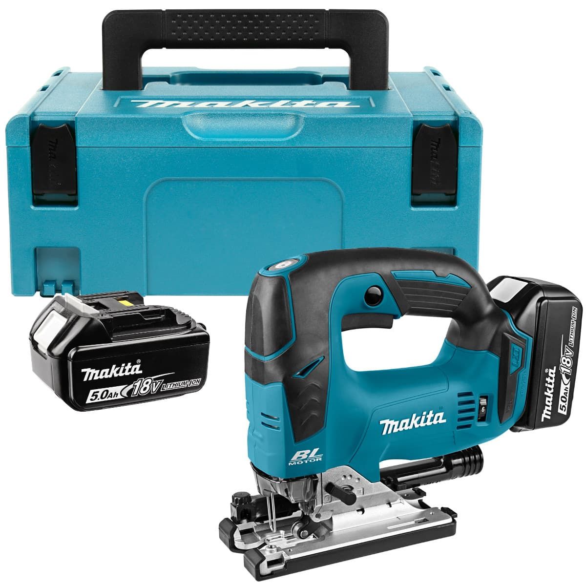 Makita DJV182RTJ accu decoupeerzaag 18V 5,0Ah + Mbox