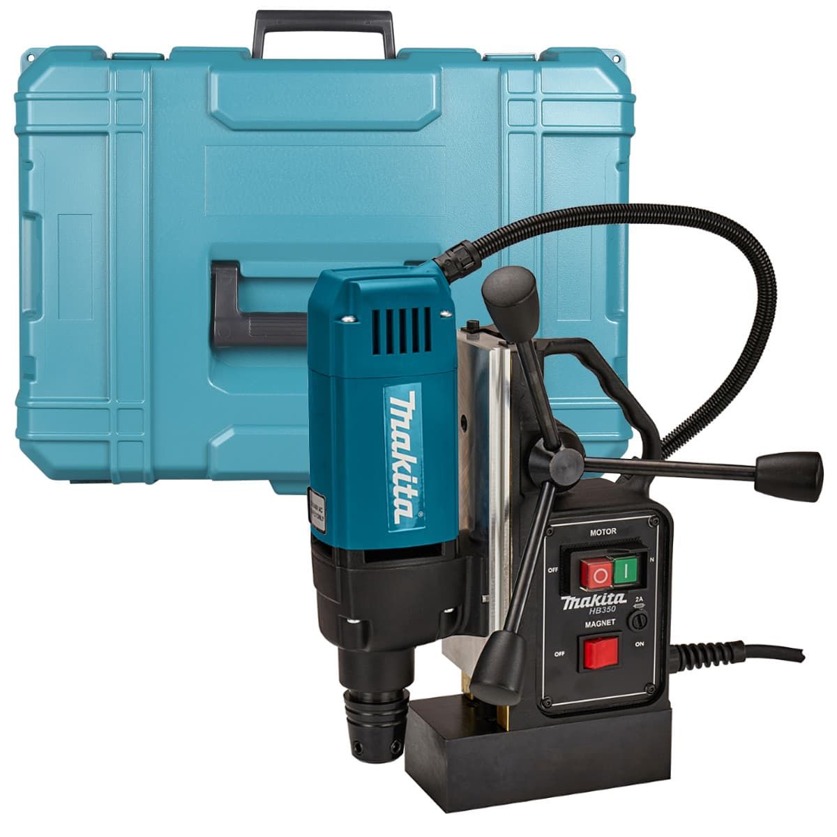 Makita HB350 magneetkernboormachine 230V 35 mm + koffer